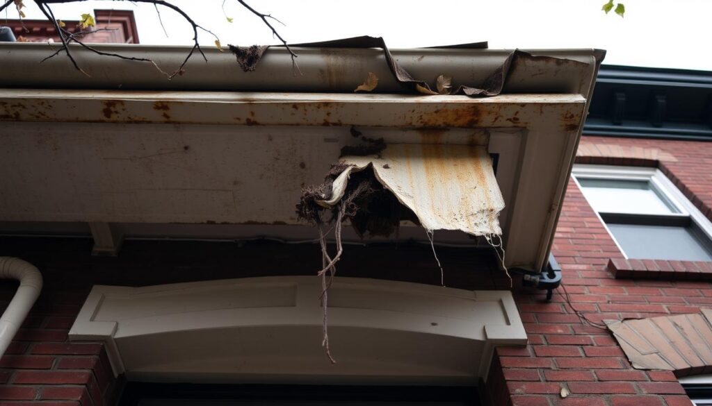 Gutters-damage