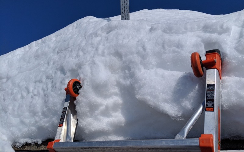 Check the Snow Depths on the Roof