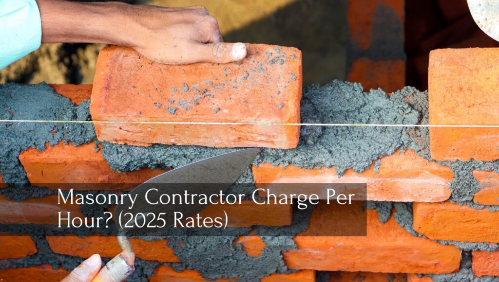 masonry contractor charge per hour